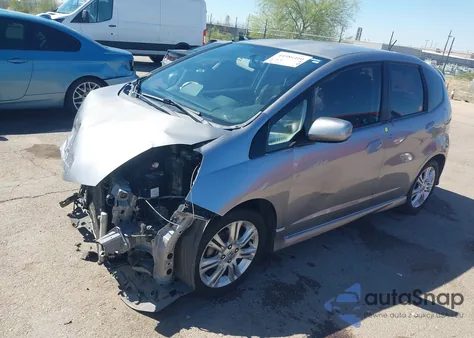 2009 Honda Fit Sport из США, поврежденный, VIN JHMGE88459S029418